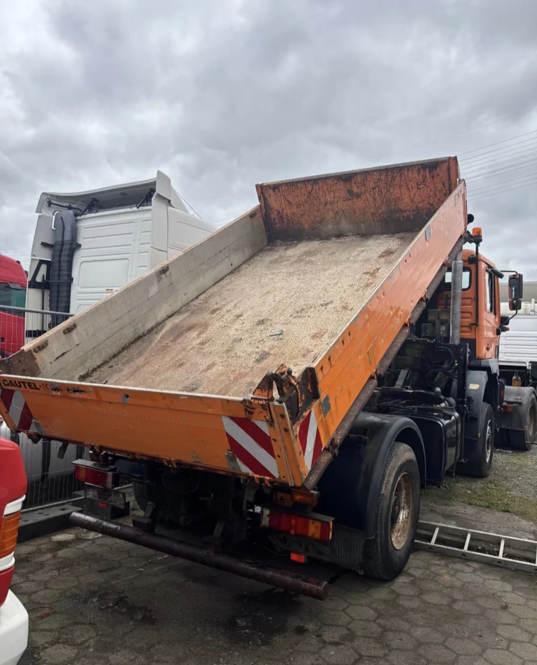 Man FE 410 A * 4X4* САМОСВАЛ* КРАН* , снимка 8 - Камиони - 54683246