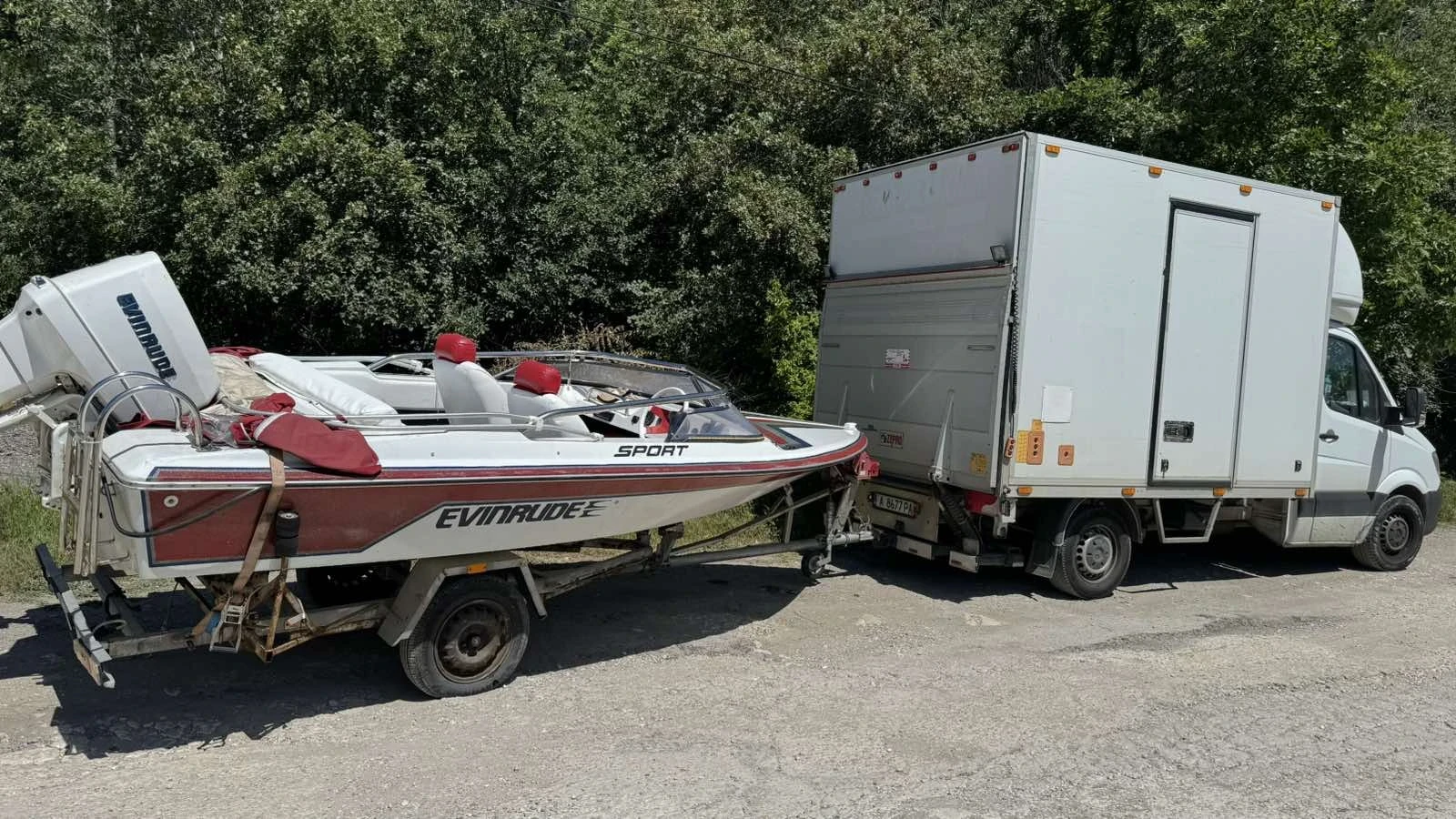 Лодка Eurolaunch EVINRUDE SPORT, снимка 4 - Воден транспорт - 53853842