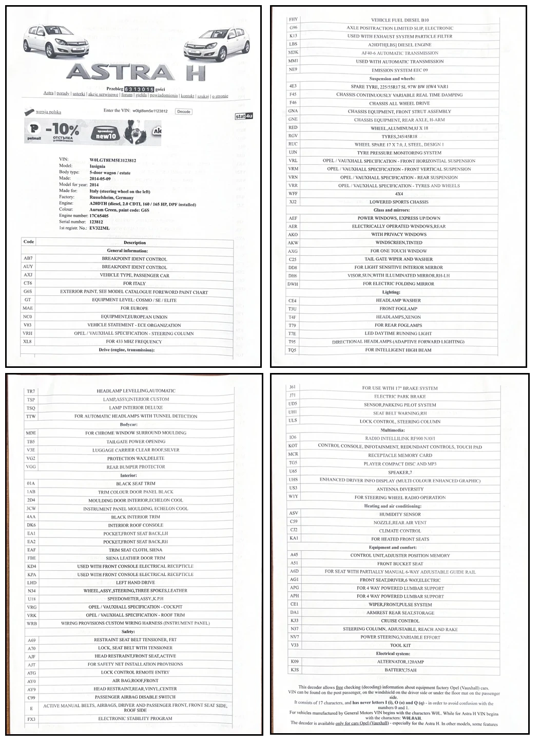 Opel Insignia 2.0 4�4 CDTI Cosmo SE Elite | Mobile.bg � ����������� 14