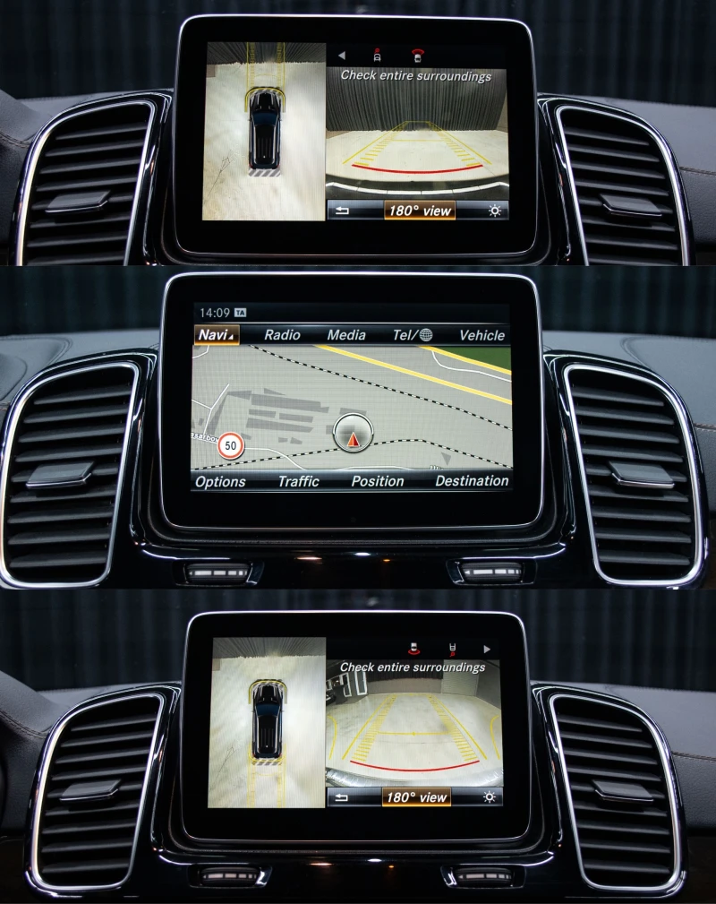 Mercedes-Benz GLE 350 d/AMG/360/HarmanKardon/ПълнаСервизнаИстория/ , снимка 12 - Автомобили и джипове - 52448661