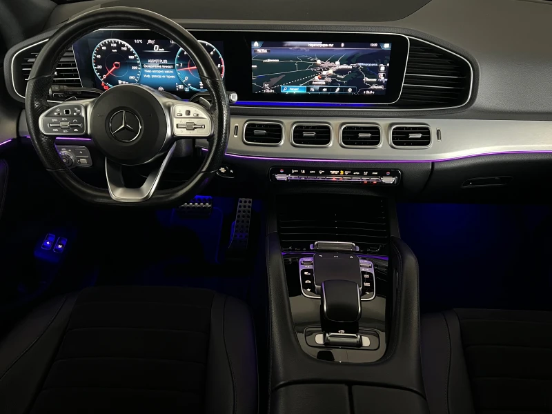 Mercedes-Benz GLE 350 d, 9G, 4-MAT, AMG LINE, DISTR, FULL SERVICE MB-KAT, снимка 9 - Автомобили и джипове - 53273606