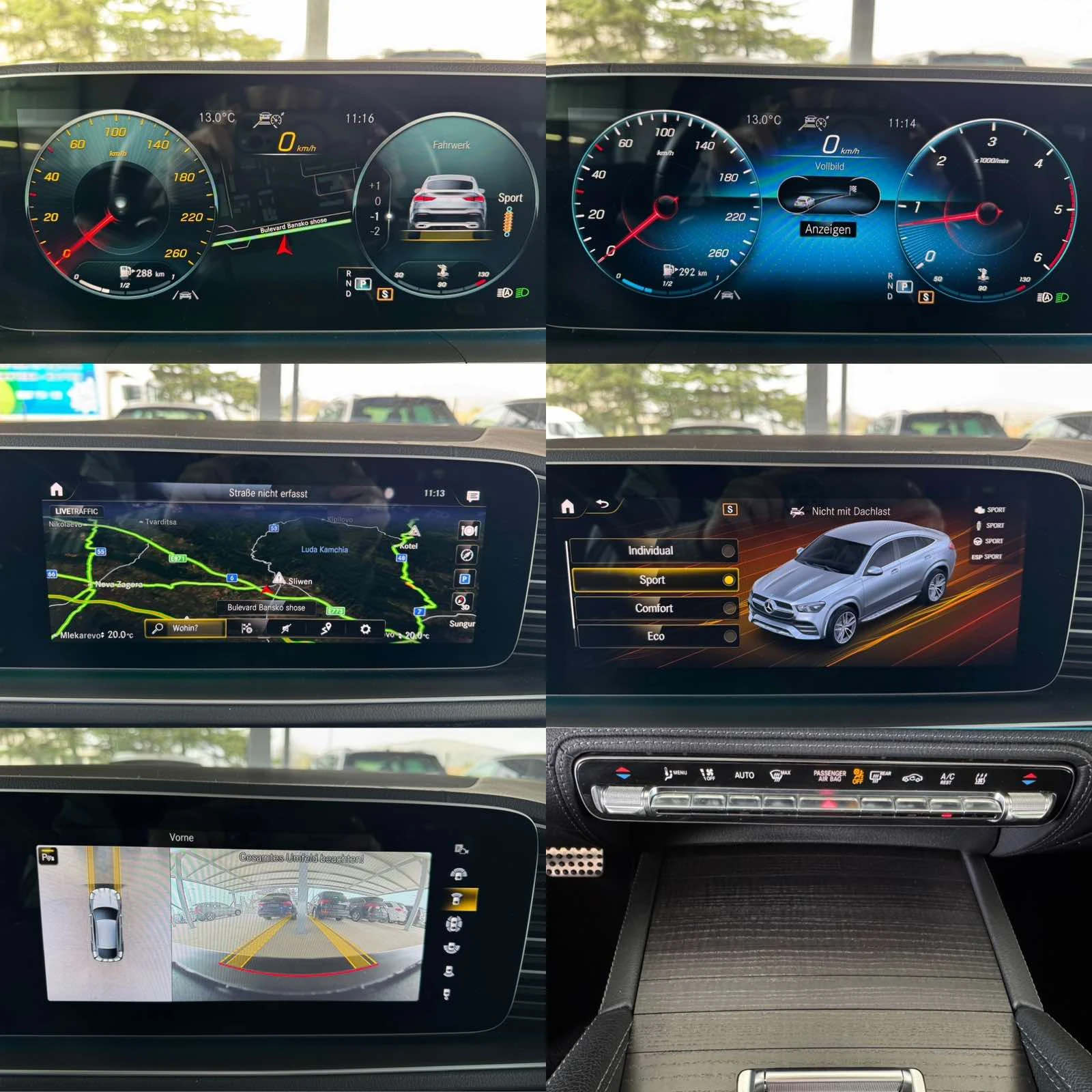 Mercedes-Benz GLE 400 d* 330ps* 4M* Coupe* AMG Line* Night * Pano* Head  | Mobile.bg   14