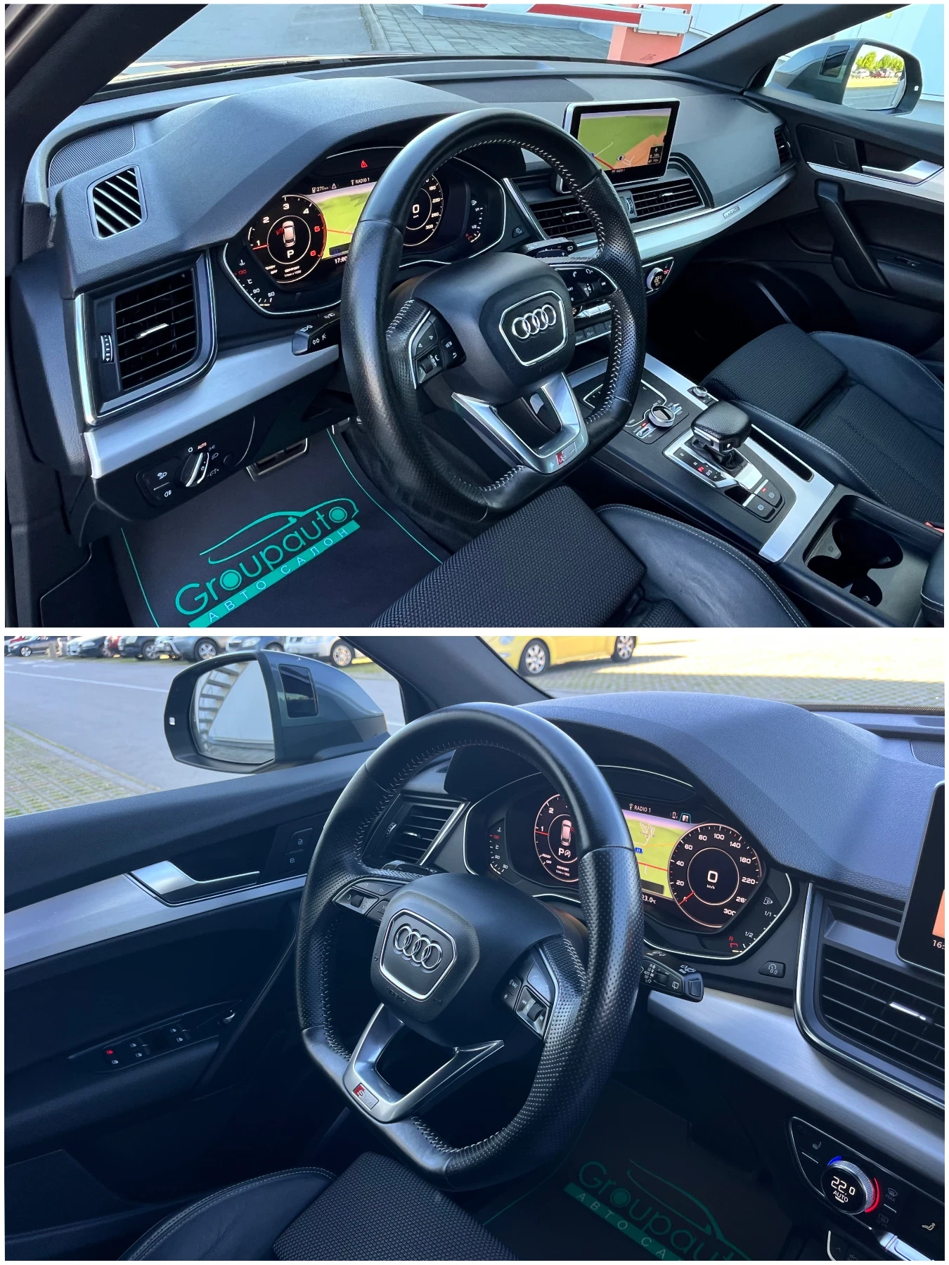Audi Q5 2, 0TDI-190k.c/S Line/DIGITAL/LED/КАМЕРА/ПОДГРЕВ!!, снимка 8 - Автомобили и джипове - 54568716