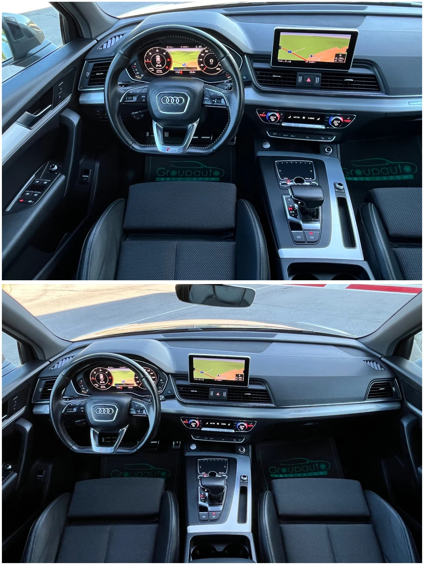 Audi Q5 2, 0TDI-190k.c/S Line/DIGITAL/LED/КАМЕРА/ПОДГРЕВ!!, снимка 9 - Автомобили и джипове - 54568716