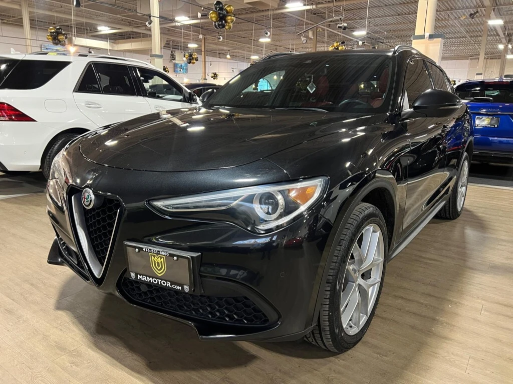 Alfa Romeo Stelvio * Q4 Ti Sport AWD HARMAN KARDON RED INTERIOR PANAR | Mobile.bg   9