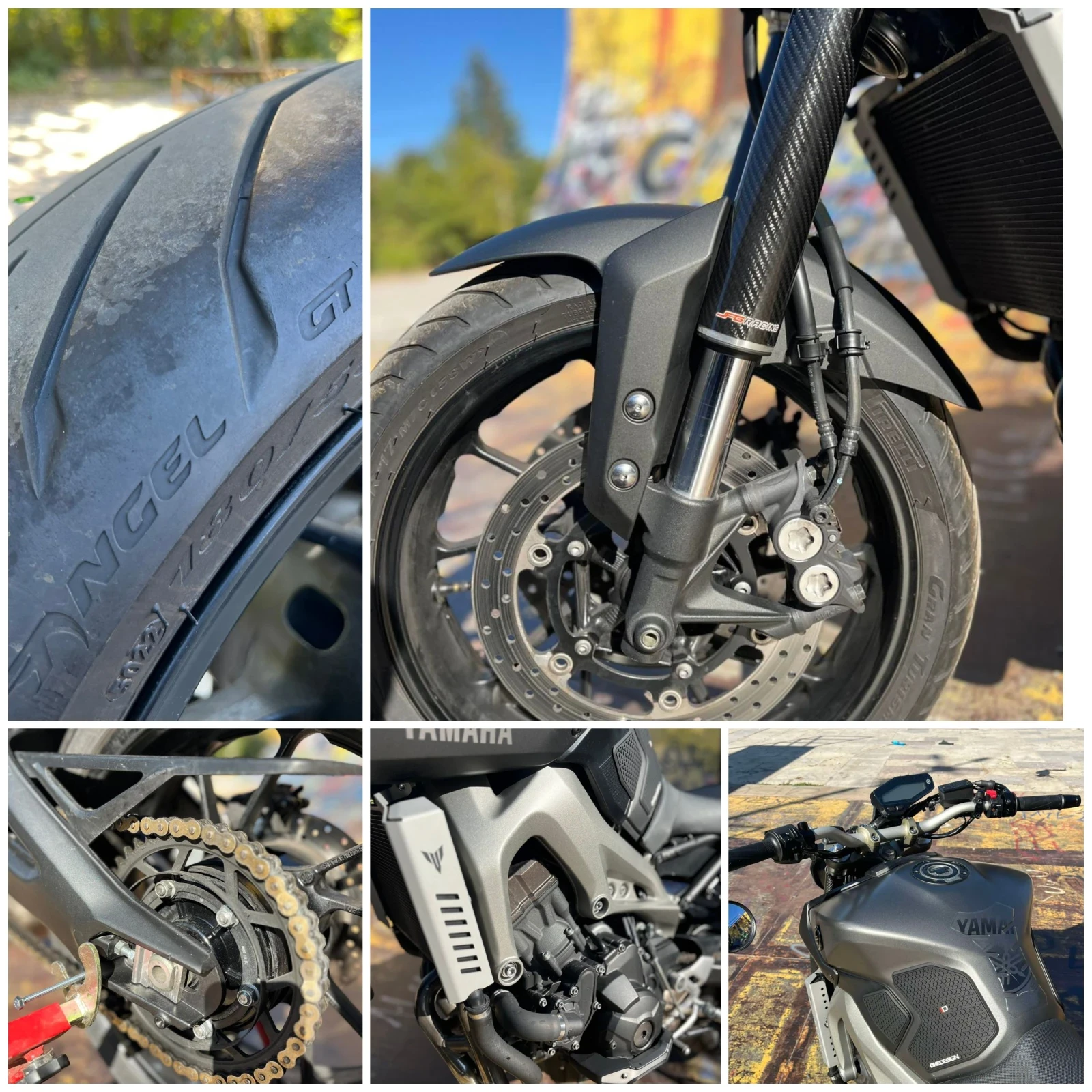 Yamaha Mt-09 ПЕРФЕКТЕН, снимка 10 - Мотоциклети и мототехника - 56376345