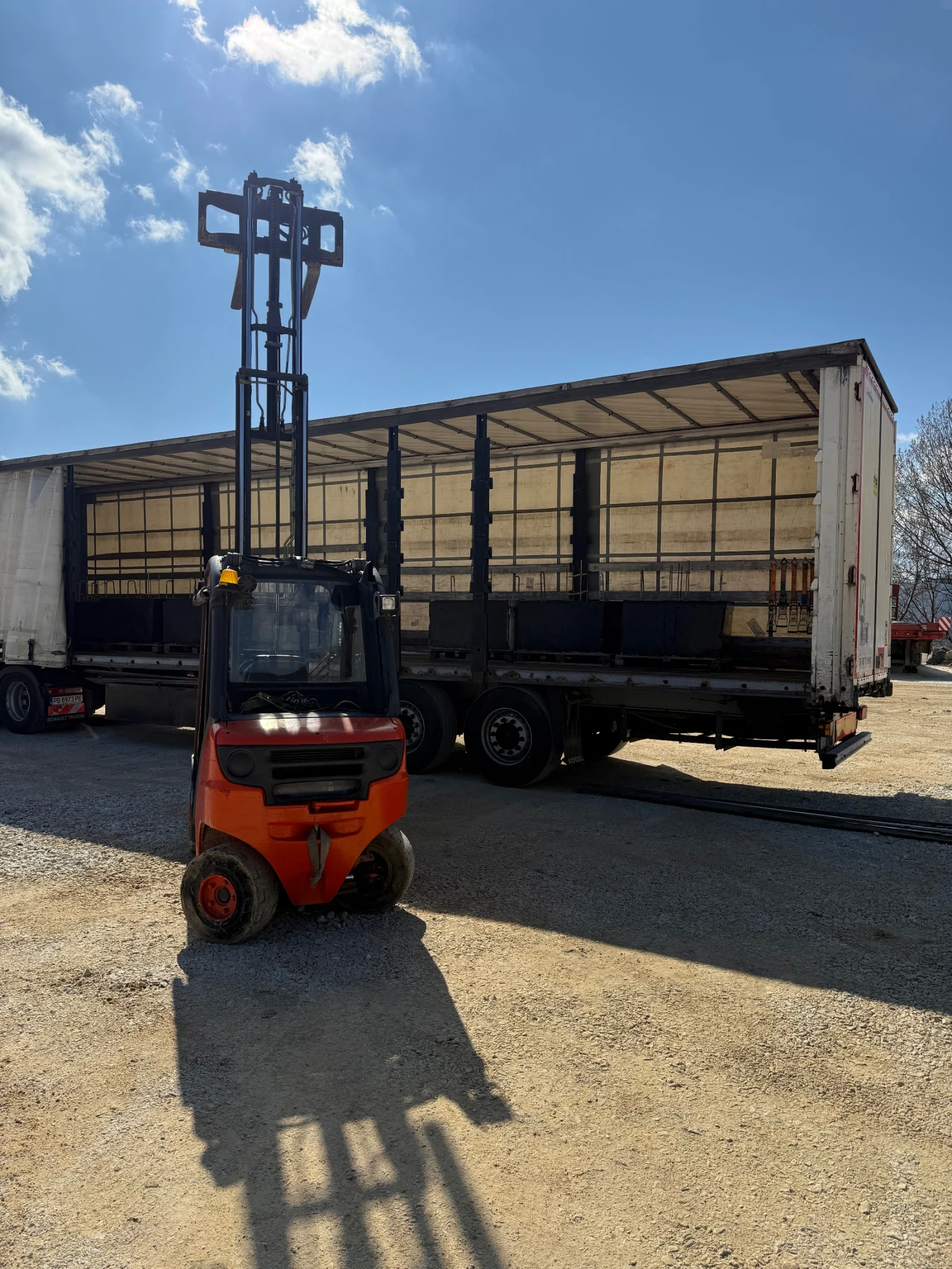 Мотокар Linde Diesel, снимка 3 - Индустриална техника - 54156864