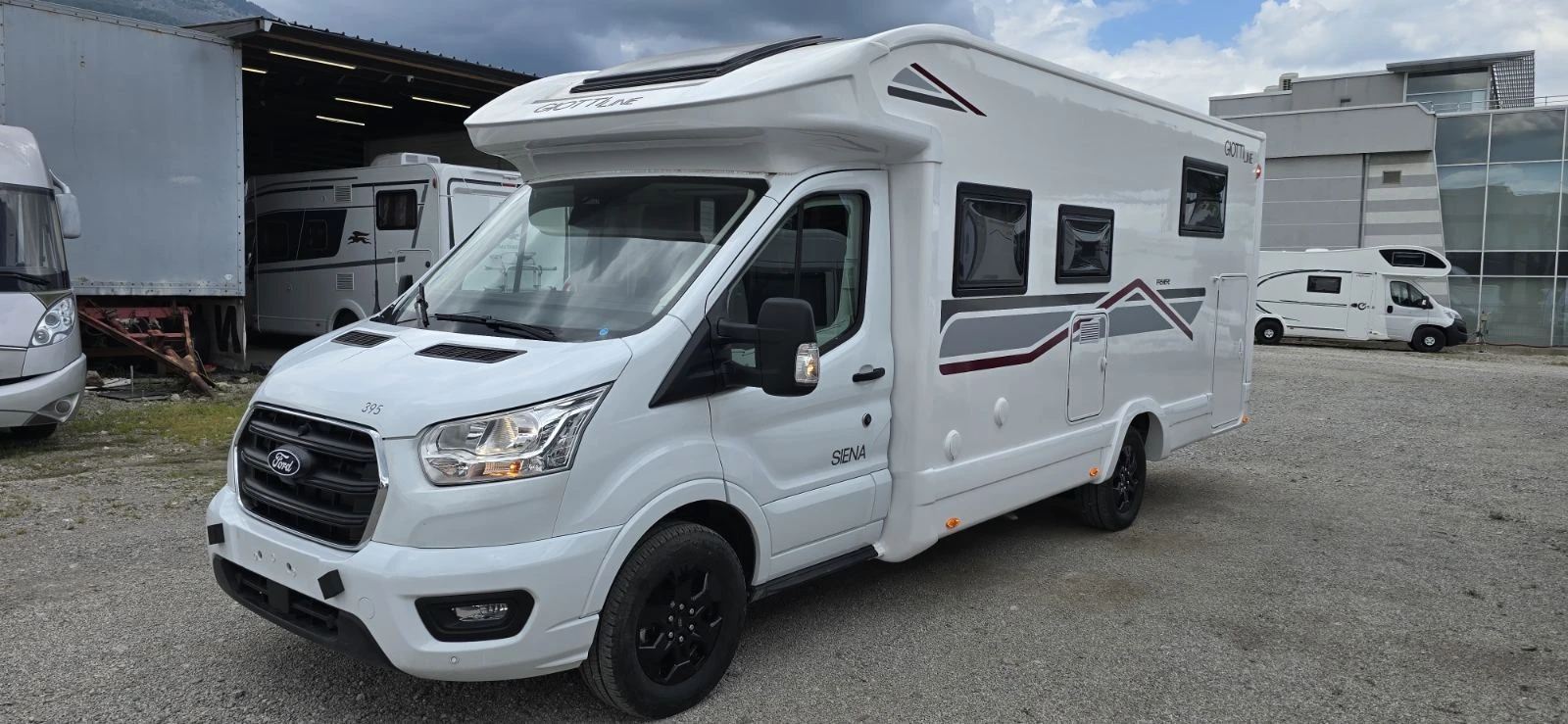 Кемпер Giottiline Siena 395F 2026 Климатик, Тента