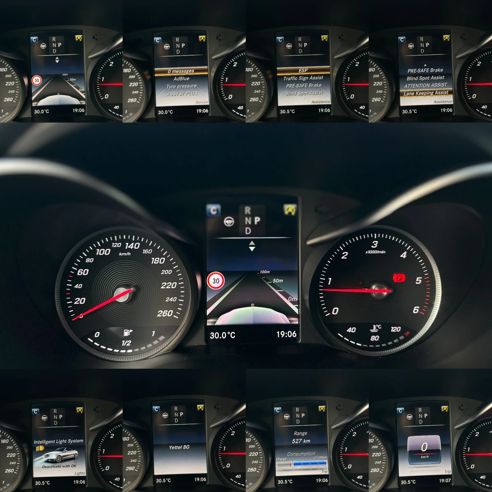 Mercedes-Benz C 220 * AMG Line* 4Matic* 9G* Cabrio* FULL*  | Mobile.bg   16