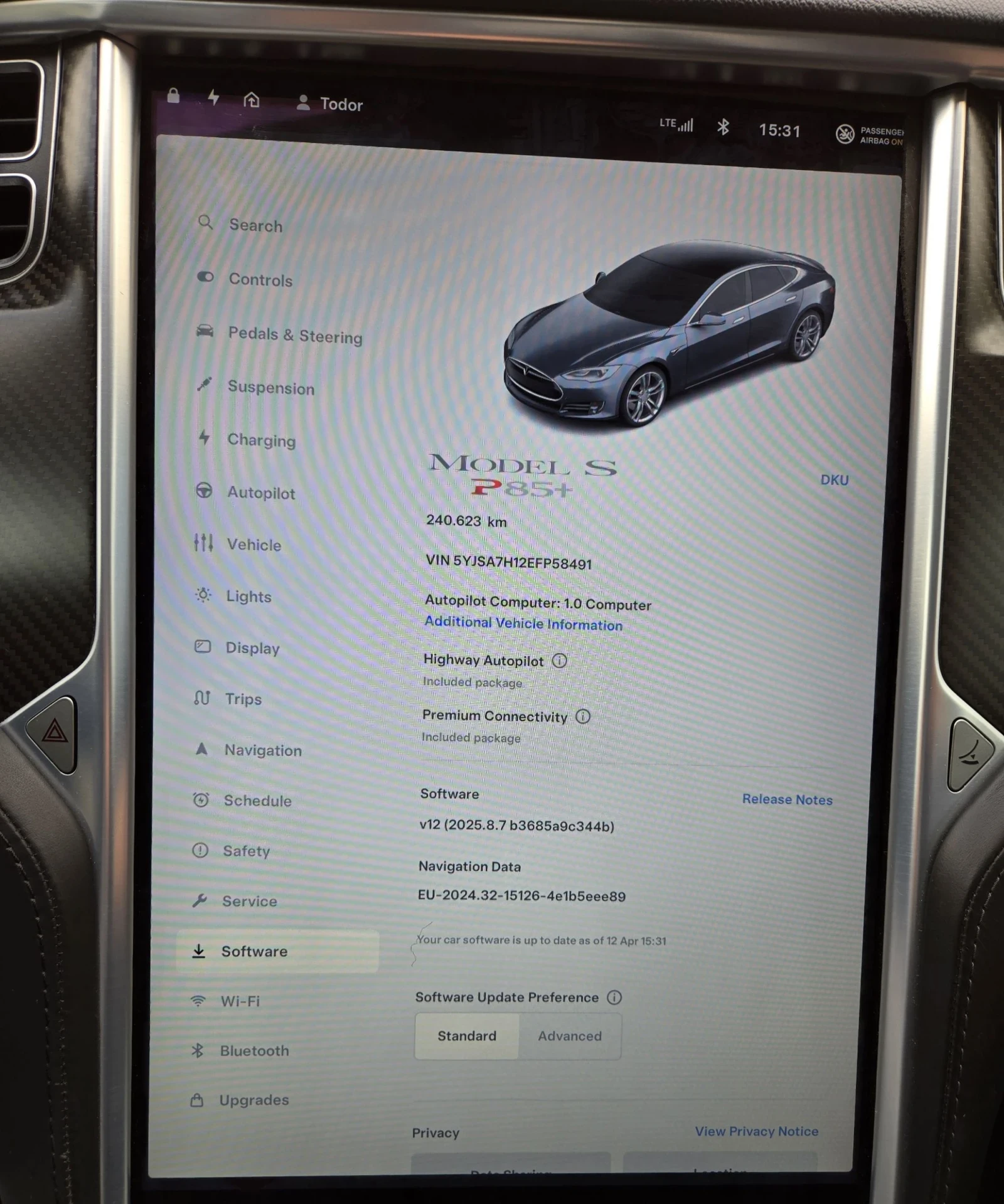 Tesla Model S Tesla P85+ PERFORMANCE  | Mobile.bg � ����������� 11