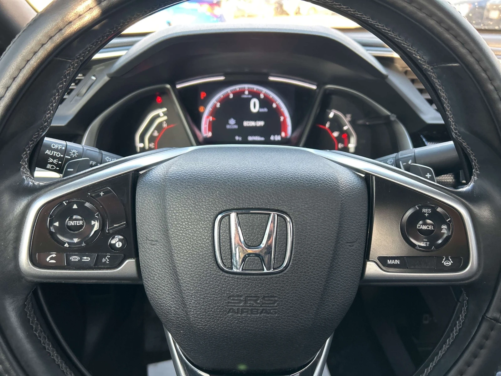 Honda Civic SPORT| ПОДГРЕВИ| ЗАДНА КАМЕРА| ПАНОРАМА| LANE ASSI, снимка 12 - Автомобили и джипове - 55887286