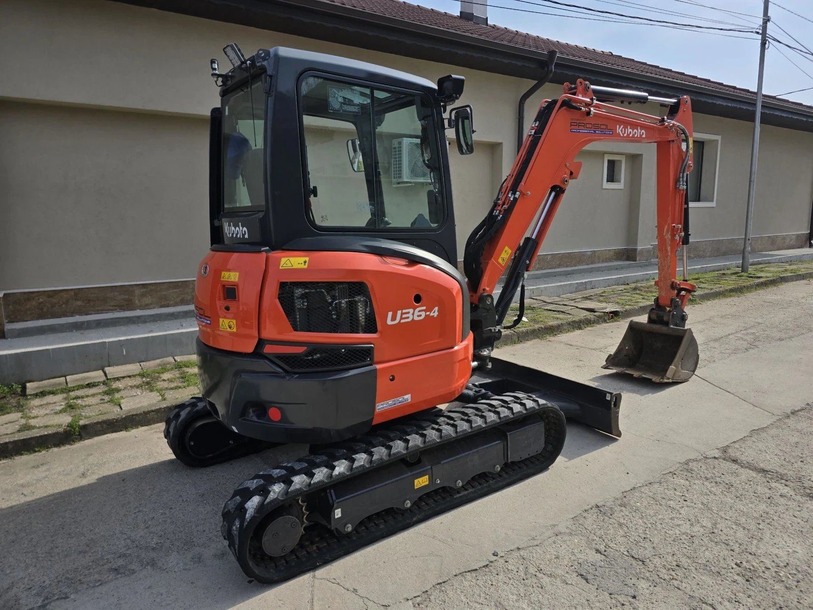 Багер Kubota U36 650м/ч 2020г. Като НОВ ! ! - изображение 3