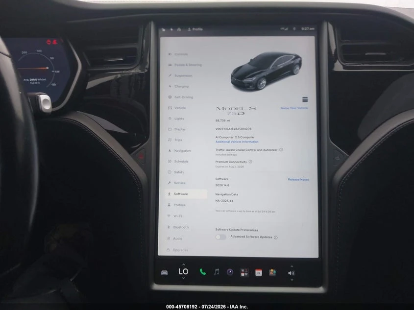 Tesla Model S 2018 TESLA MODEL S 100D75DP100D, снимка 11 - Автомобили и джипове - 56343798