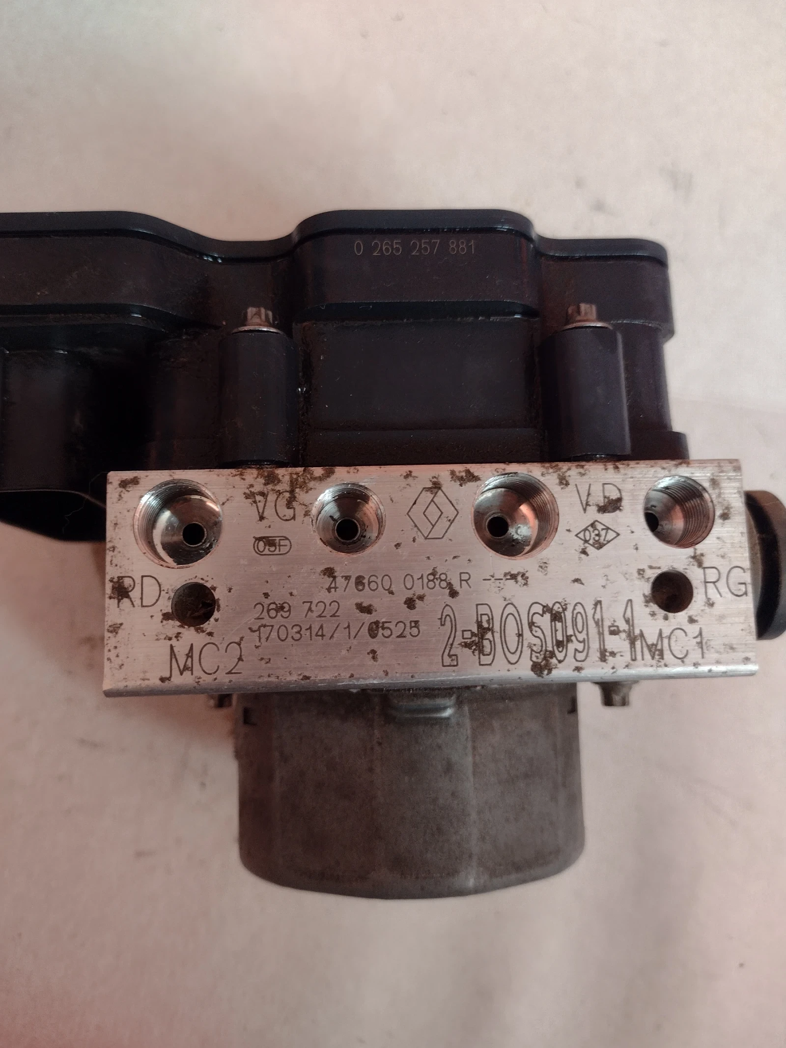 476600188R 0265956527 ABS  RENAULT CAPTUR, CLIO IV  47660 0188 R  0265257881 | Mobile.bg   3