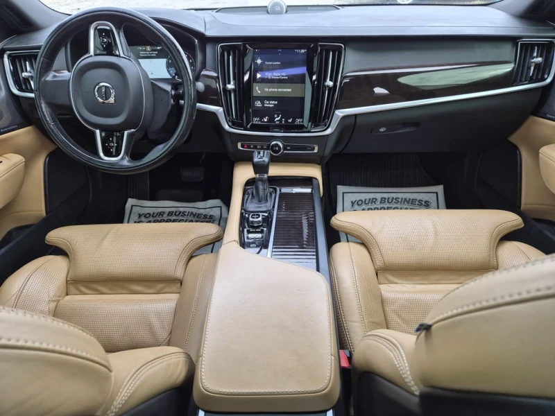 Volvo S90 * T6 Inscription * КОМПЛЕКТ ГУМИ * PANO * ПОДГРЕВ , снимка 11 - Автомобили и джипове - 53403559