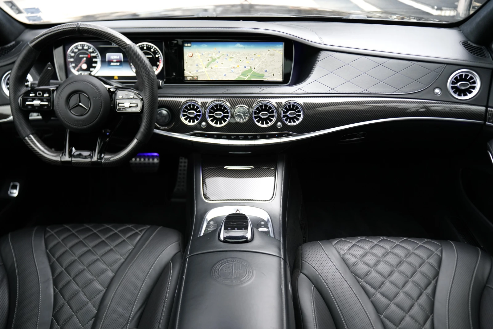 Mercedes-Benz S 63 AMG Long 4Matic BRABUS Optic, снимка 8 - Автомобили и джипове - 53593918