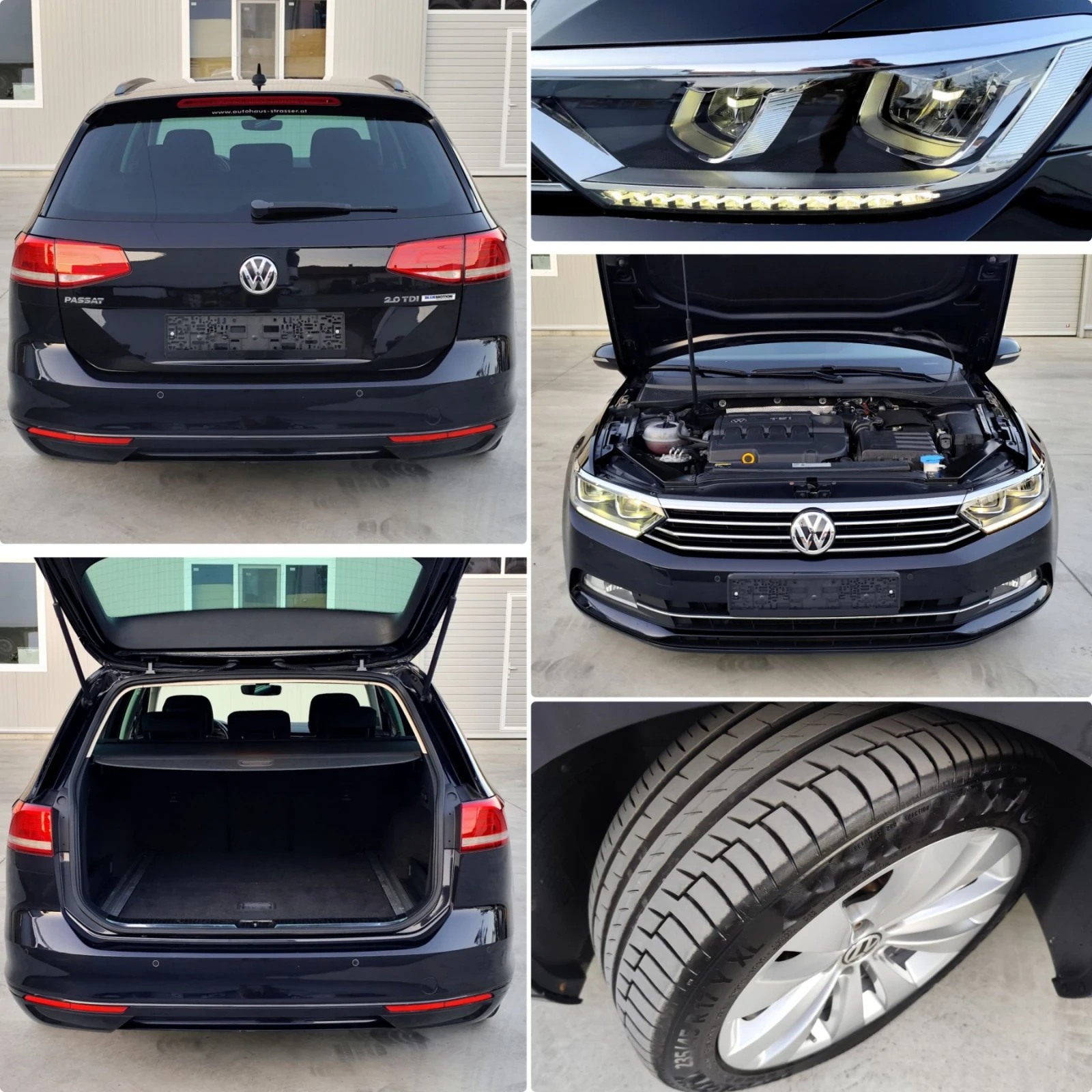 VW Passat 2.0TDI-150k-DSG-LED-NAVI-DISTRONIC-МАСАЖ-EURO-6, снимка 9 - Автомобили и джипове - 55981339