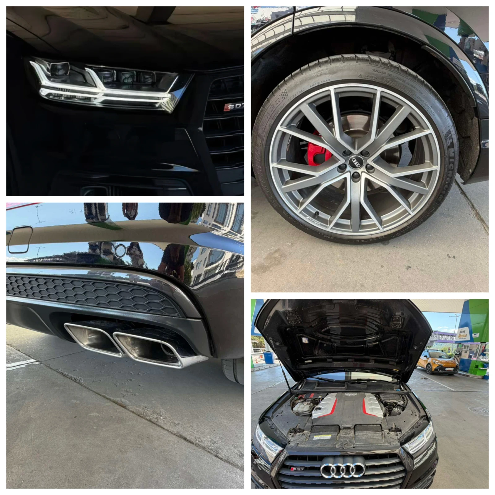 Audi SQ7 4 0TDI, 435кс, 18г.7мес.КАТО НОВА., снимка 17 - Автомобили и джипове - 55423284