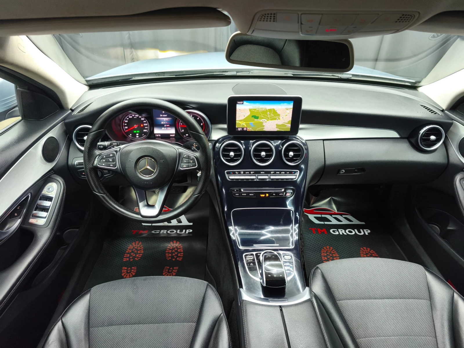 Mercedes-Benz C 220 CDI Automatic * AMG* 170k.c Euro6B, снимка 13 - Автомобили и джипове - 53898816