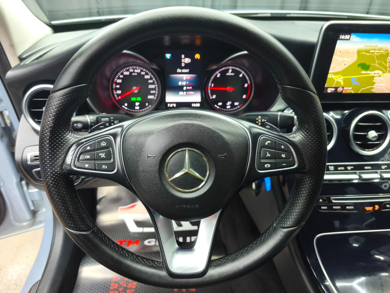 Mercedes-Benz C 220 CDI Automatic * AMG* 170k.c Euro6B, снимка 15 - Автомобили и джипове - 53898816