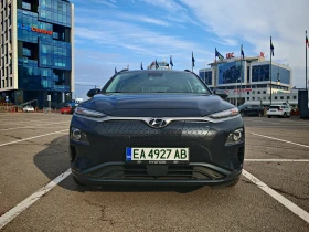 Обява за продажба на Hyundai Kona Premium 64 kWh в Гаранция, Head-Up, Кожа, Термопом ~44 800 лв. - изображение 2