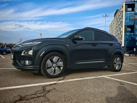 Обява за продажба на Hyundai Kona Premium 64 kWh в Гаранция, Head-Up, Кожа, Термопом ~44 800 лв. - изображение 1