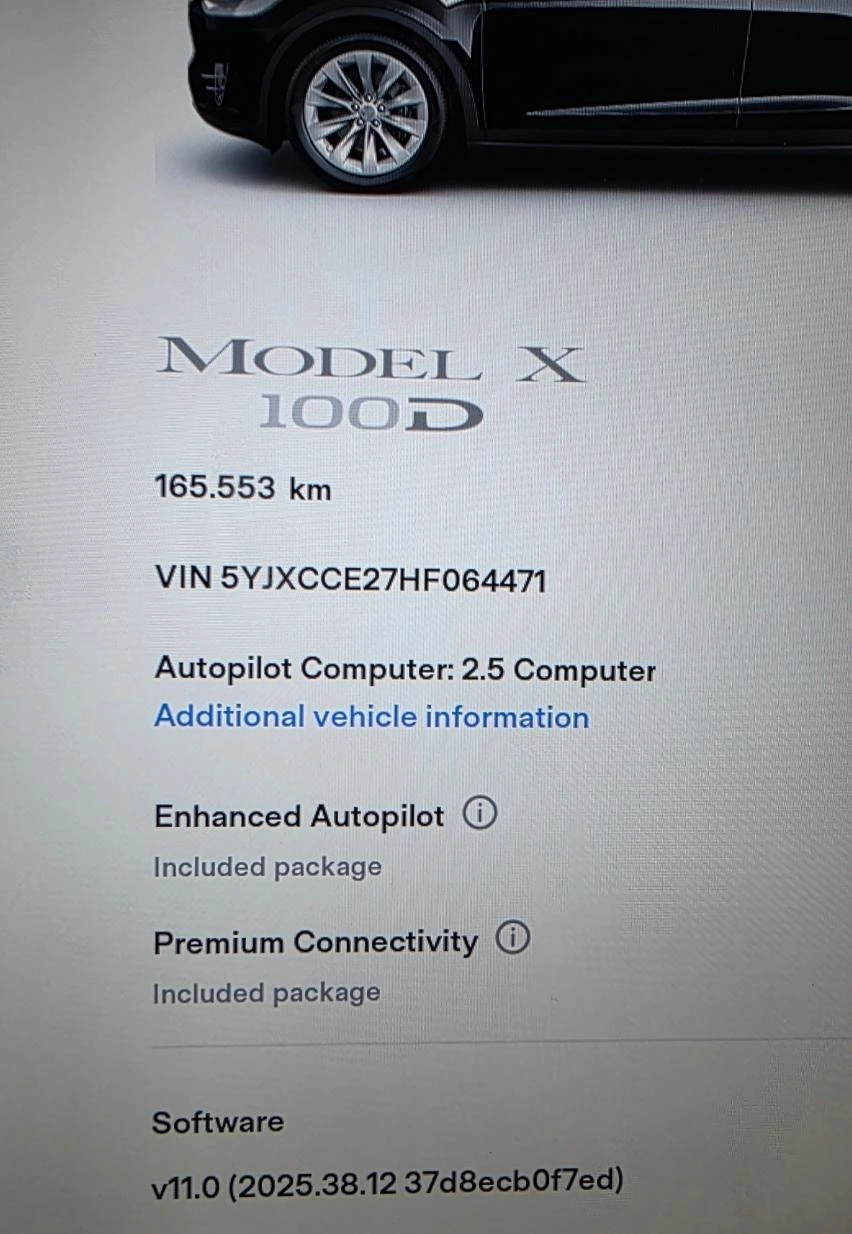 Tesla Model X X100D Европейска, снимка 15 - Автомобили и джипове - 54229125