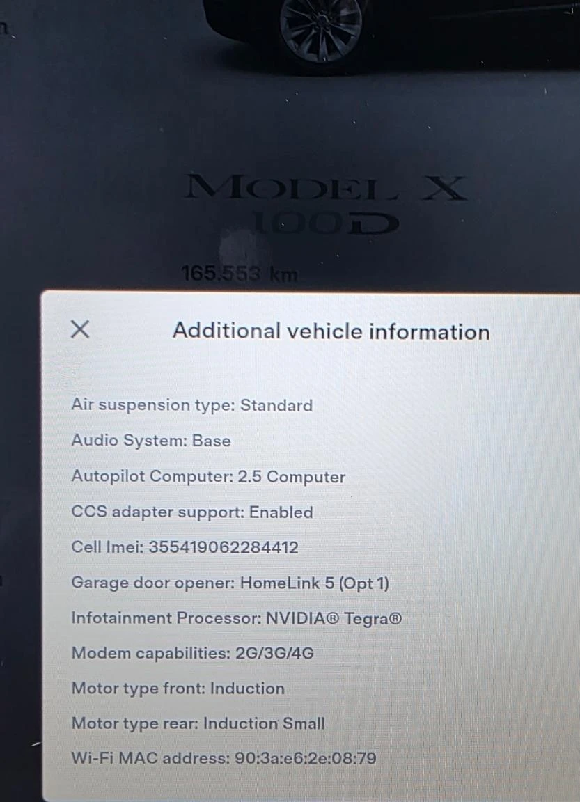 Tesla Model X X100D Европейска, снимка 16 - Автомобили и джипове - 54229125