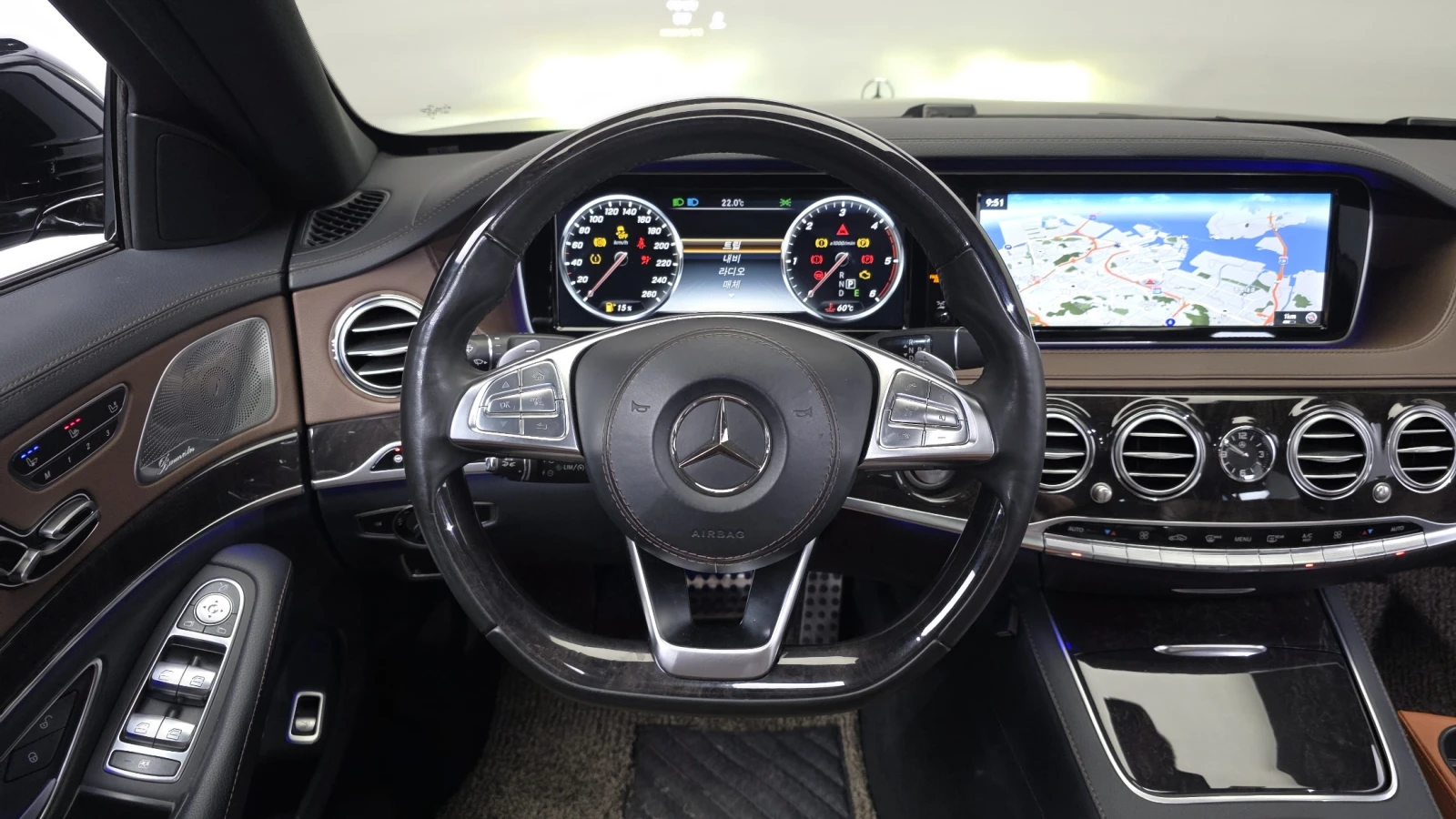 Mercedes-Benz S 350 3.0 4MATIC, Distronic, HeadUP, 360-к., Обдухване., снимка 11 - Автомобили и джипове - 54822058