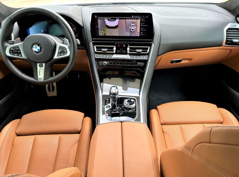 BMW 840 i/xDrive/COUPE/M-SPORT/FULL CARBON/360/B&W/LASER/ , снимка 14 - Автомобили и джипове - 41140204