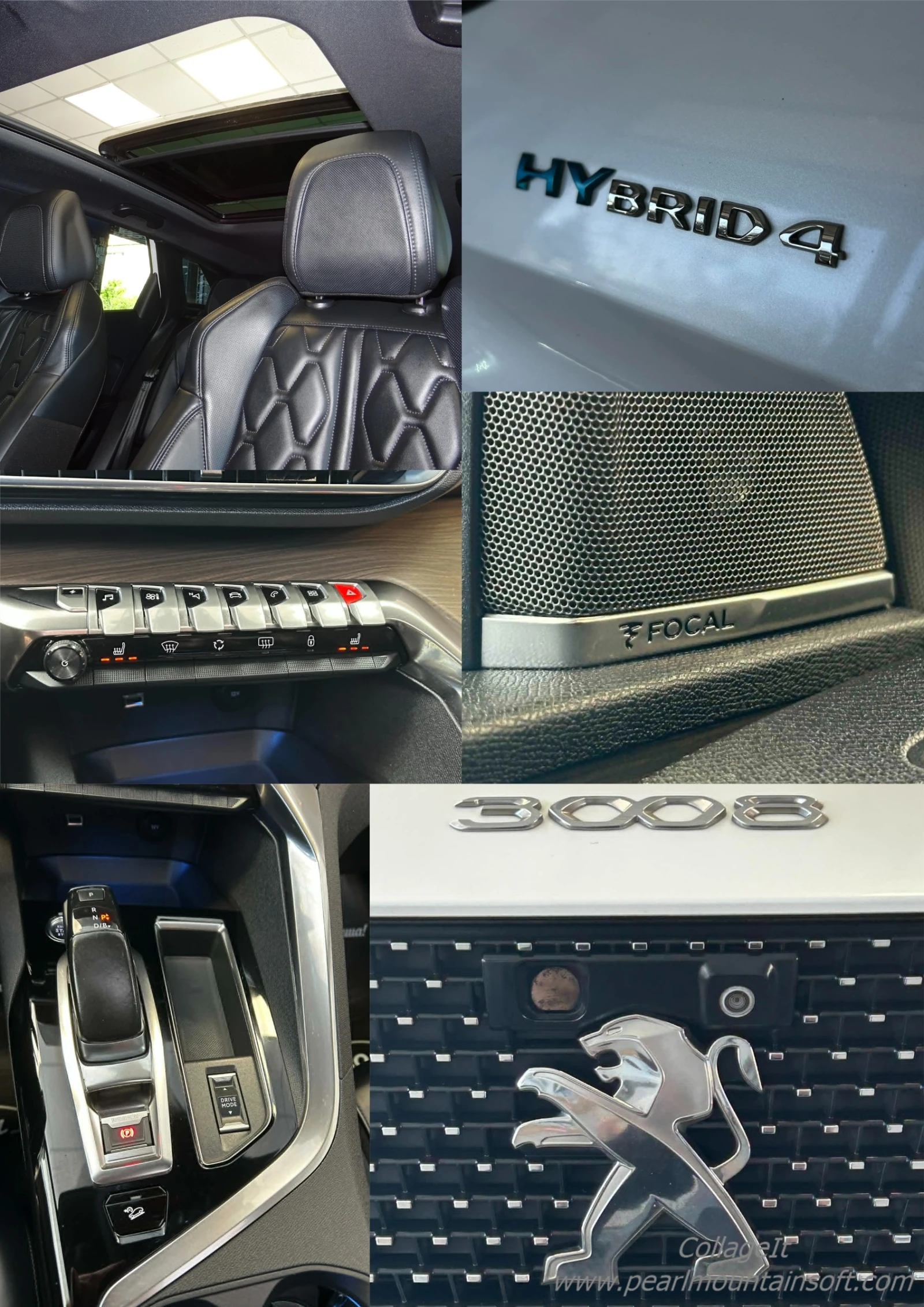 Peugeot 3008 GT 300 HYBRID4 4WD, снимка 13 - Автомобили и джипове - 54284529