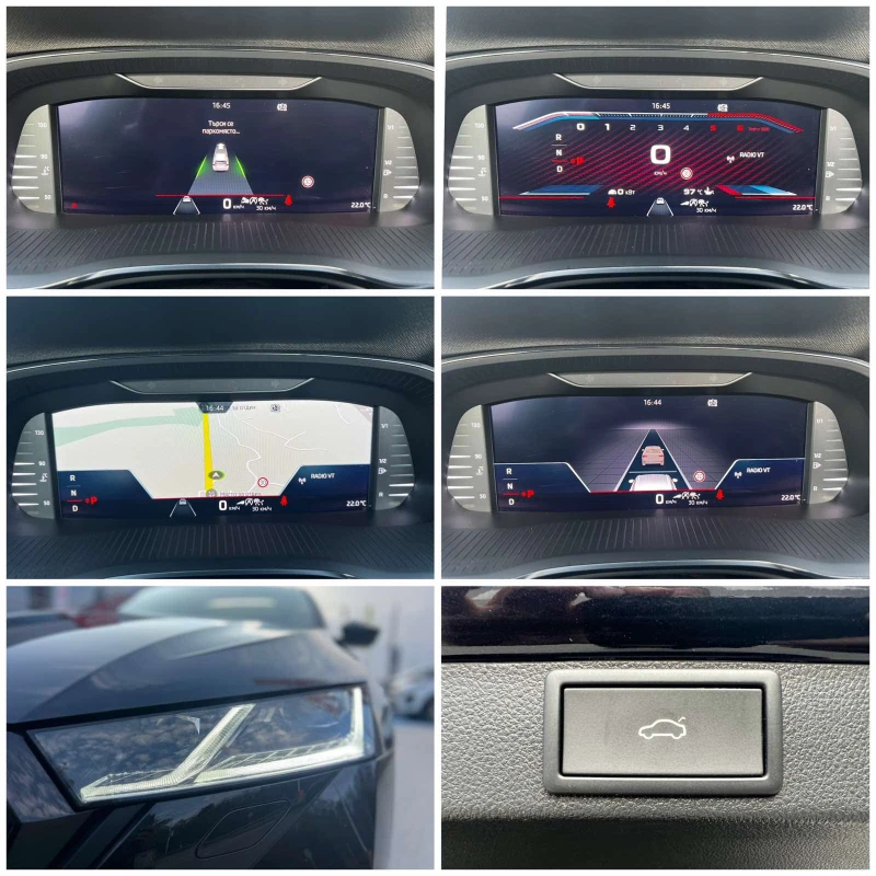 Skoda Octavia vRS 2.0 TDI / 200 к.с. / DSG / MATRIX / Панорама, снимка 14 - Автомобили и джипове - 51848908