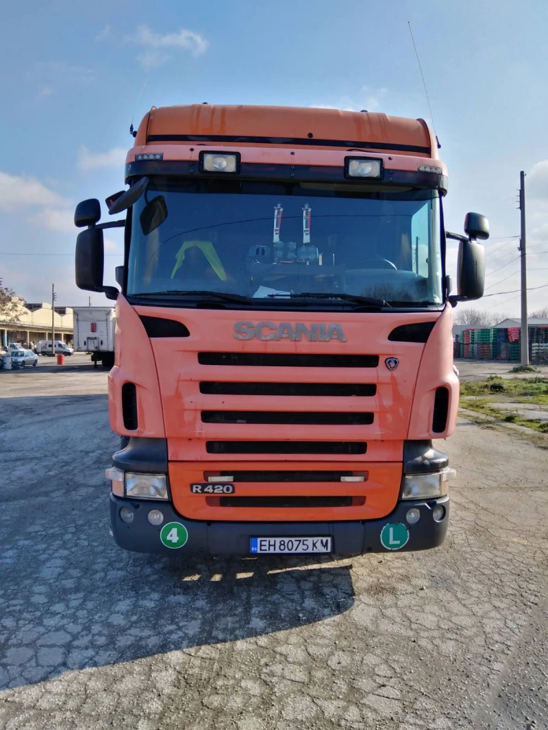 Scania R 420 + полуремарке, Мега