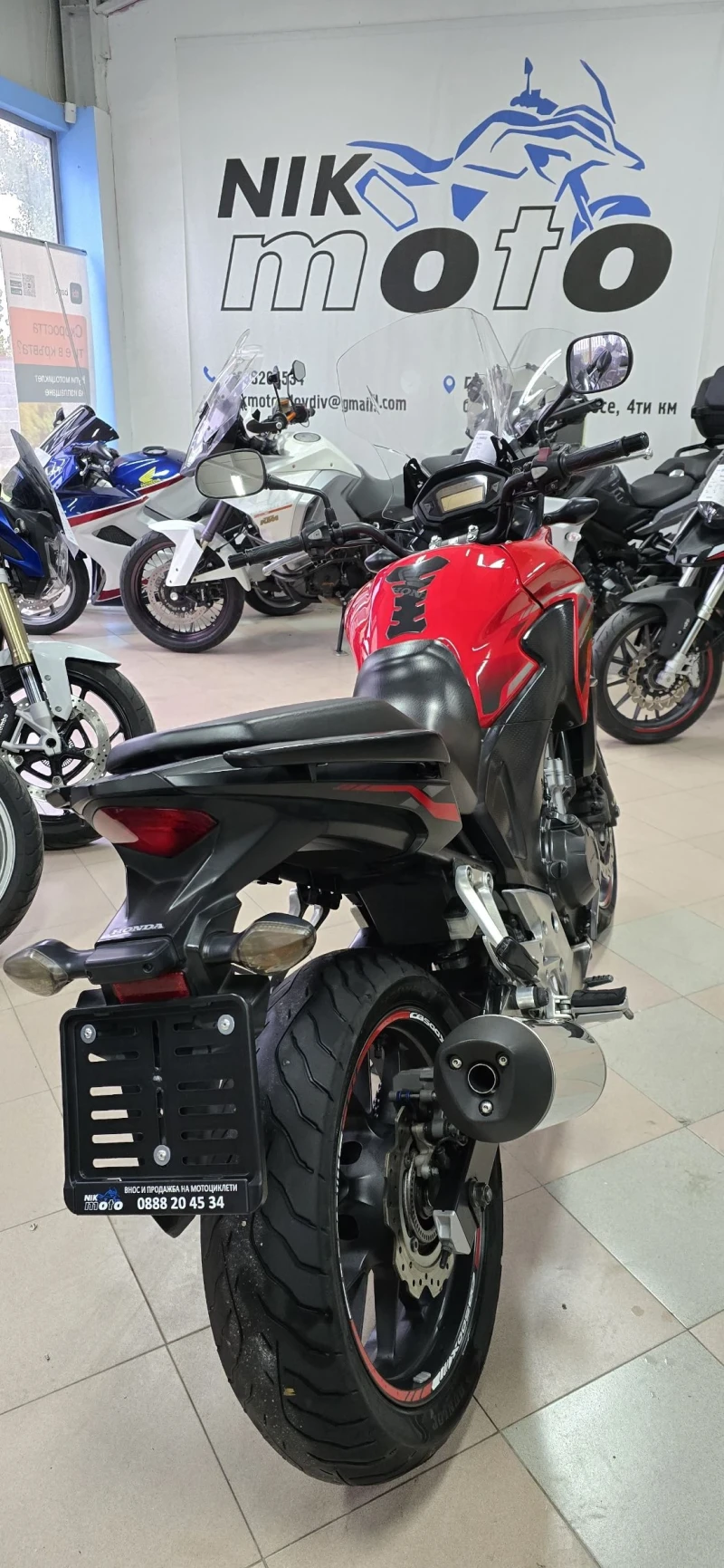 Honda Cb 500 X ABS-TCS А 2 категория! Лизинг !, снимка 5 - Мотоциклети и мототехника - 52332423