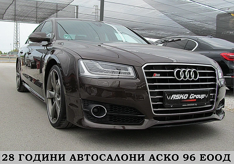 Audi A8 S8-4.2TDI/EXCLUSIVE/MATRIX/GERMANY/360-К/ЛИЗИНГ, снимка 3 - Автомобили и джипове - 47061517