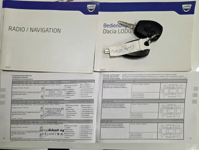 Dacia Lodgy 1.6i-82к.с EURO 5b-КЛИМАТИК-ШВЕЙЦАРИЯ, снимка 9 - Автомобили и джипове - 53048153