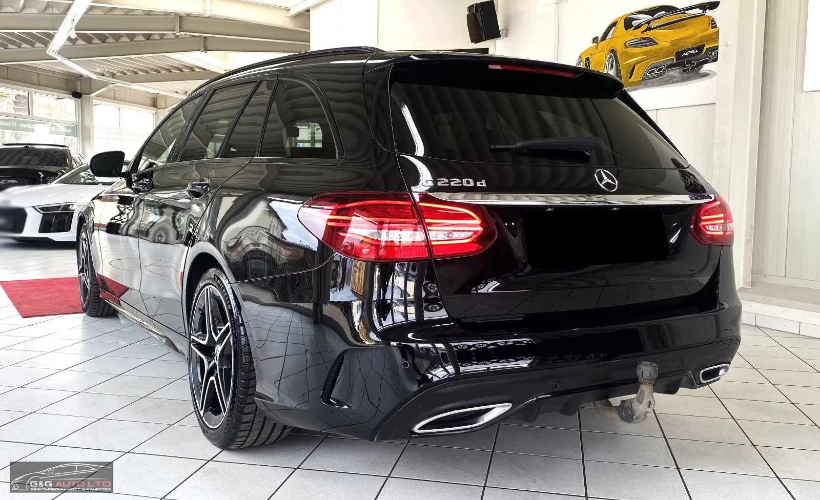 Mercedes-Benz C 220 d/AMG/194HP/NIGHT-EDITION/9G/LED/CAM/DIGITAL/756f - изображение 3