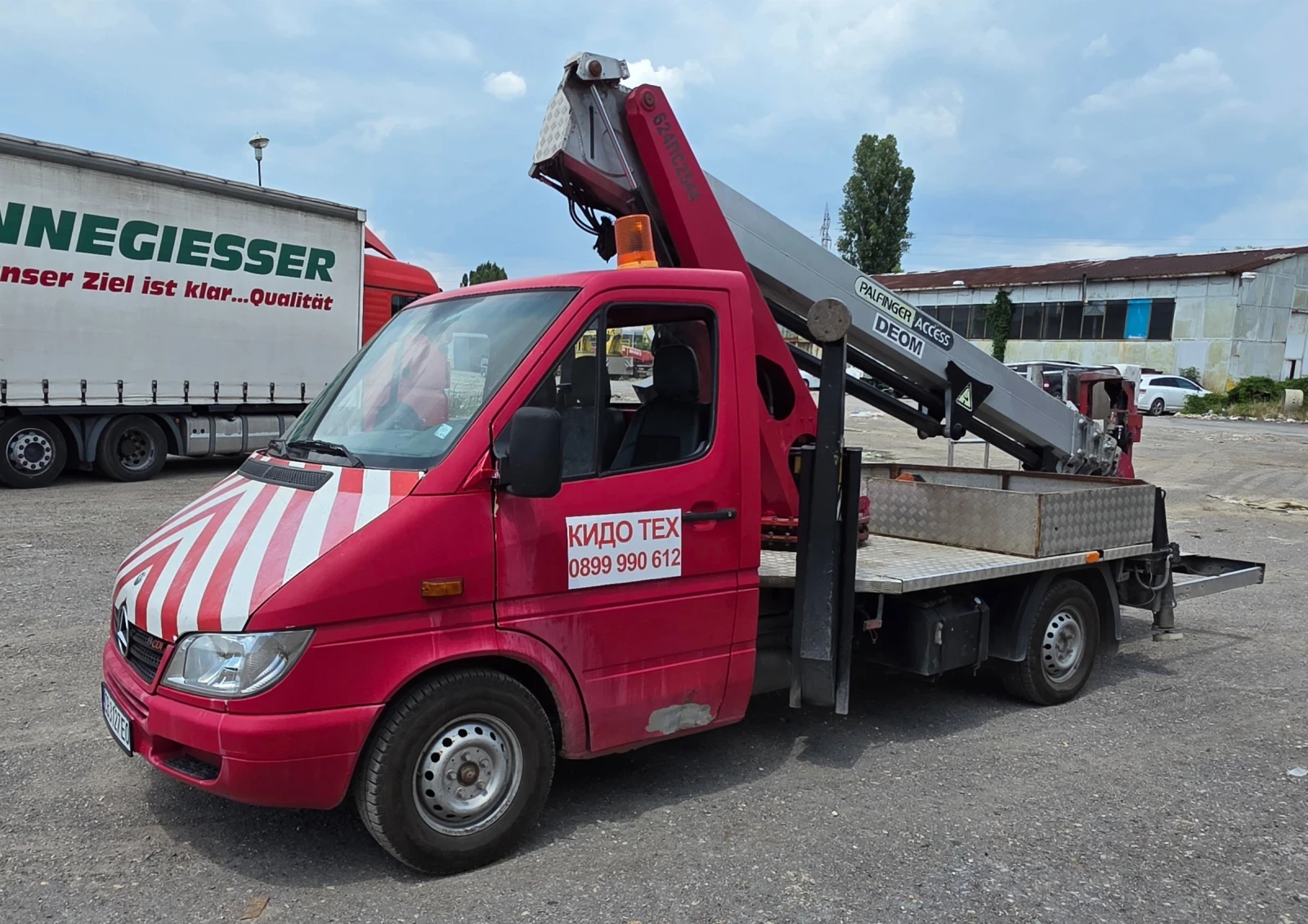 Автовишка Друга марка PALFINGER PA20T 20 метра , снимка 4 - Индустриална техника - 55905284