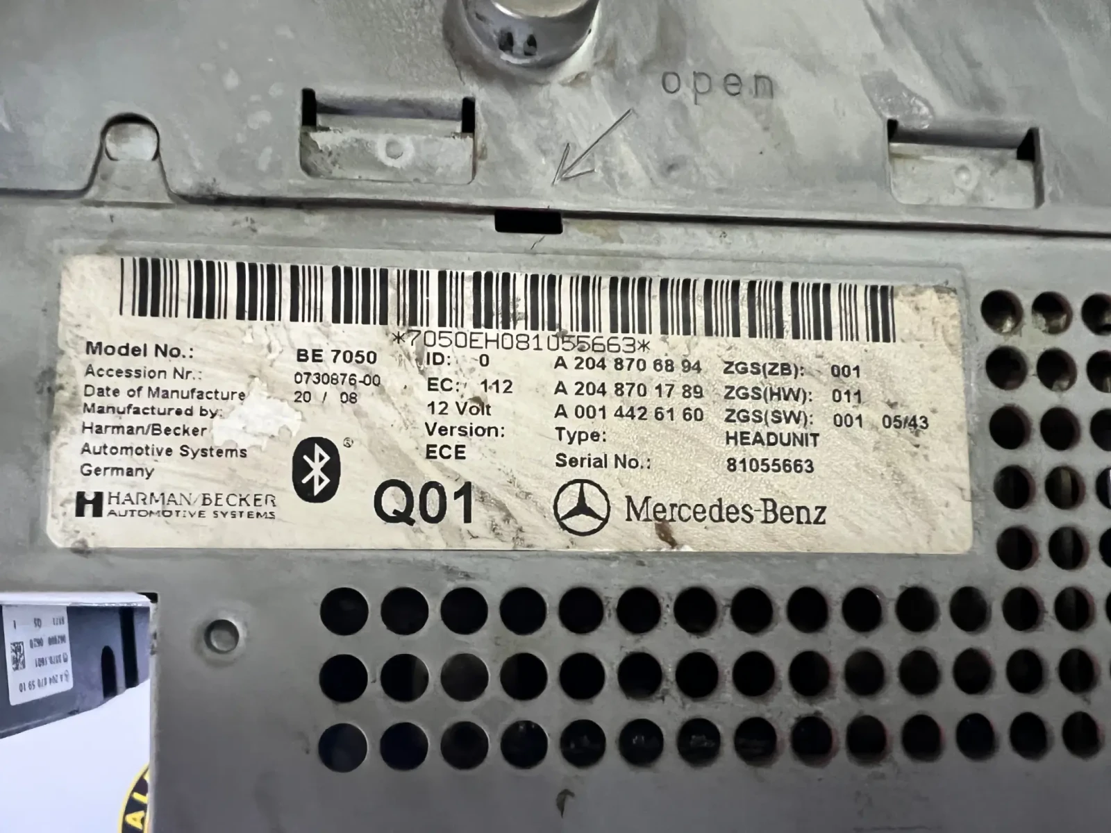 A2048706894  NAVI MERCEDES BENZ W204 A2048706894 A2048701989 A0014426160 | Mobile.bg   3