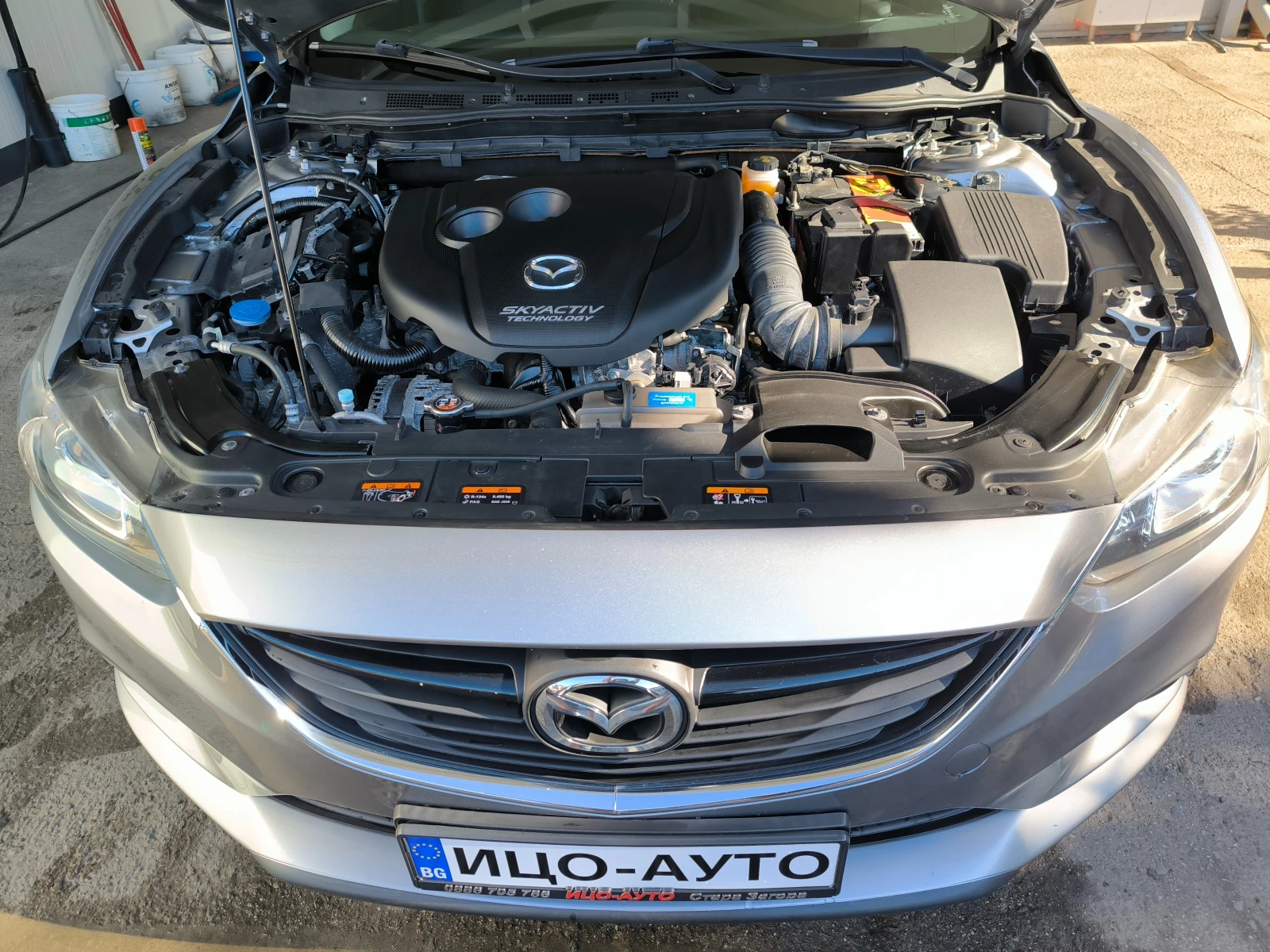 Mazda 6 2, 2-150k.c.6ckoр, НАВИ, КАМЕРА, LED, FACELiFT, EB, снимка 15 - Автомобили и джипове - 54901285