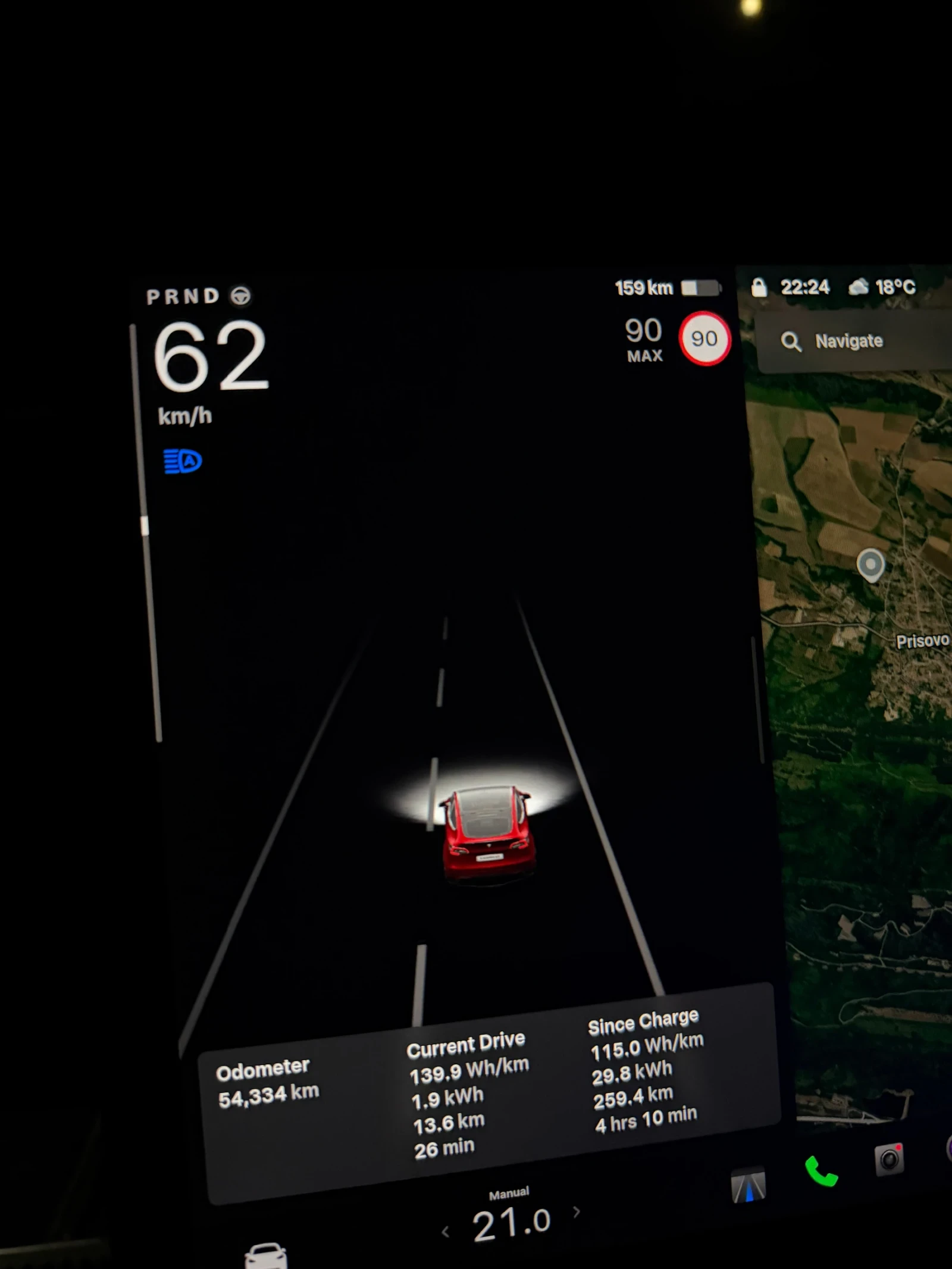 Tesla Model Y 2024 / FSD 4 / 56200 км , снимка 13 - Автомобили и джипове - 55646439