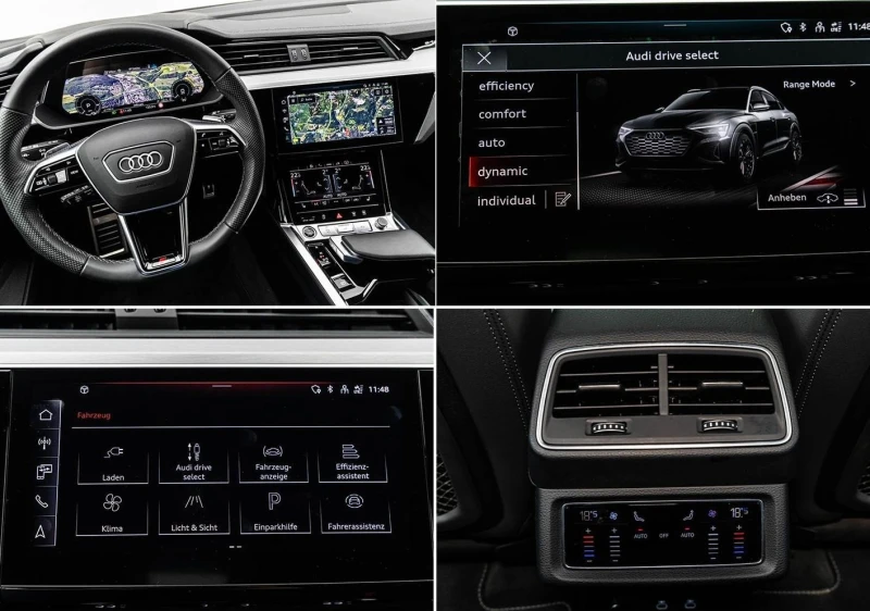 Audi Q8 55 E-TRON/SPORTBACK/S-LINE/BLACK OPTIC/LIFT/360/, снимка 15 - Автомобили и джипове - 51404319