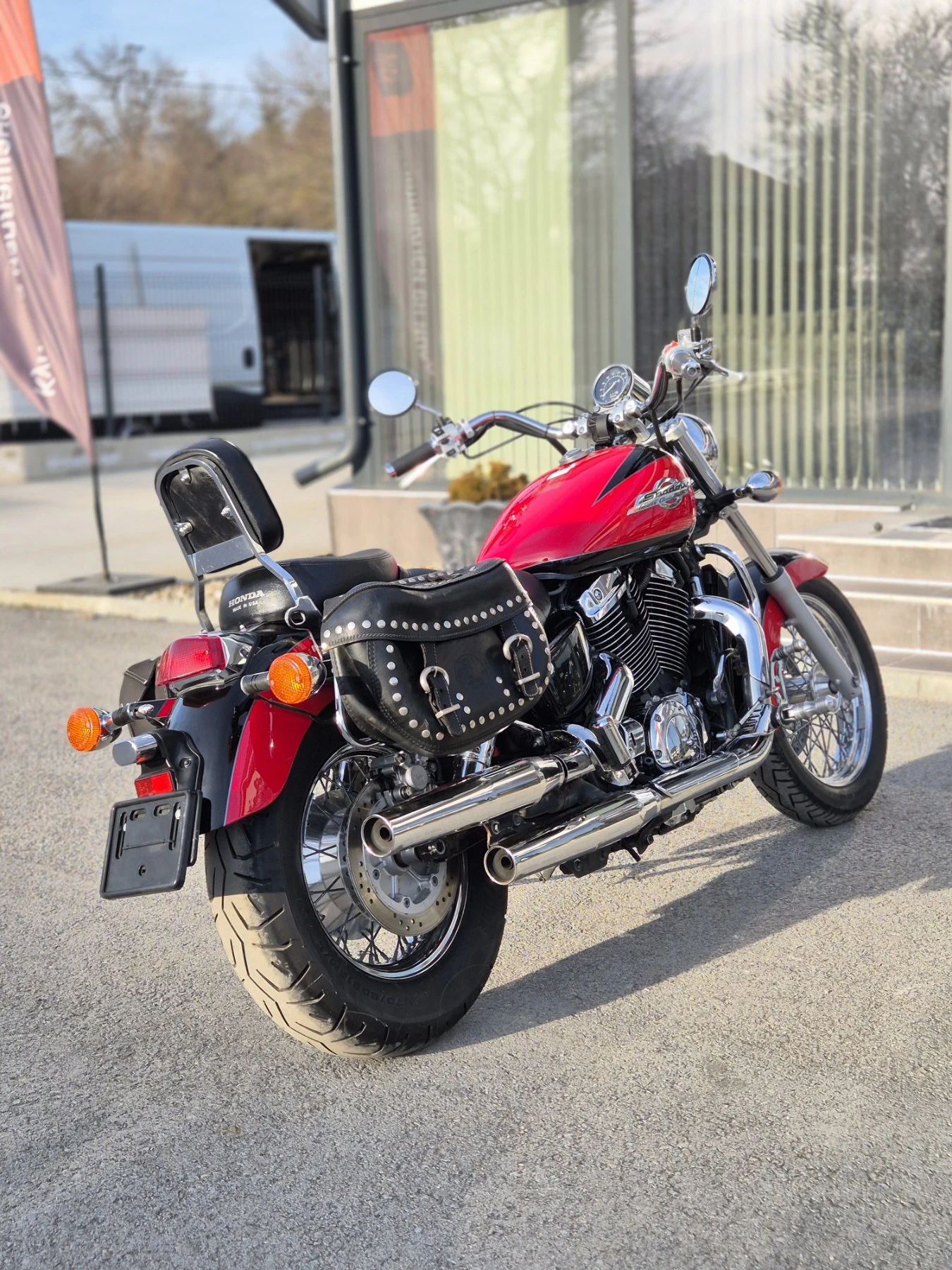 Honda Shadow VT1100 C2 Категория А2!!! Нов внос ШВЕЙЦАРИЯ! ТОП!, снимка 8 - Мотоциклети и мототехника - 53801434