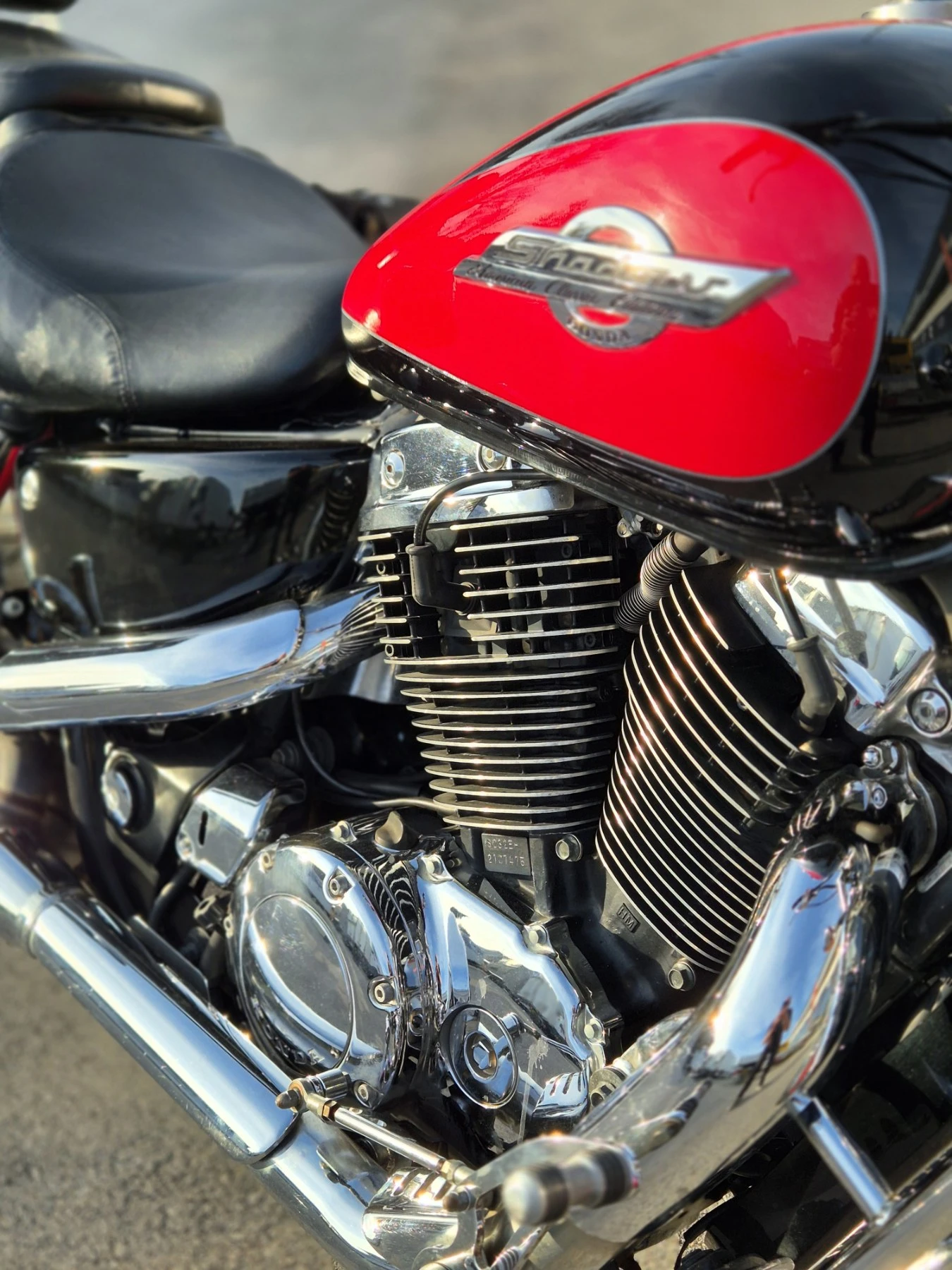 Honda Shadow VT1100 C2 Категория А2!!! Нов внос ШВЕЙЦАРИЯ! ТОП!, снимка 14 - Мотоциклети и мототехника - 53801434