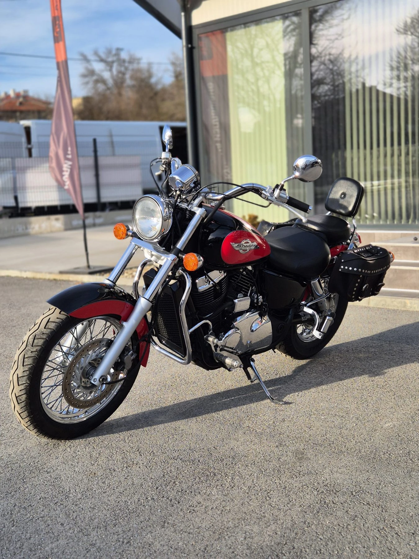 Honda Shadow VT1100 C2 Категория А2!!! Нов внос ШВЕЙЦАРИЯ! ТОП!, снимка 4 - Мотоциклети и мототехника - 53801434