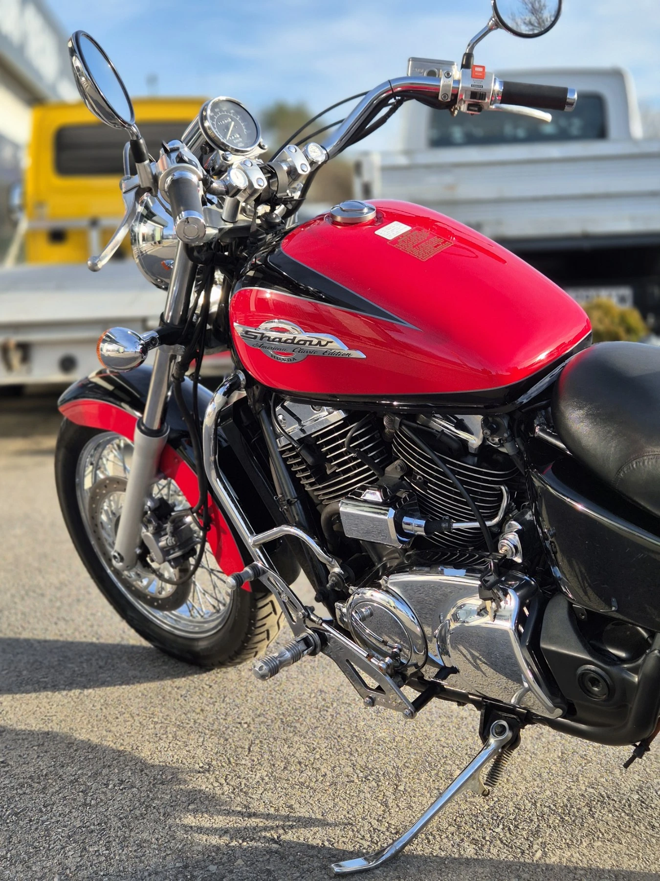 Honda Shadow VT1100 C2 Категория А2!!! Нов внос ШВЕЙЦАРИЯ! ТОП!, снимка 11 - Мотоциклети и мототехника - 53801434