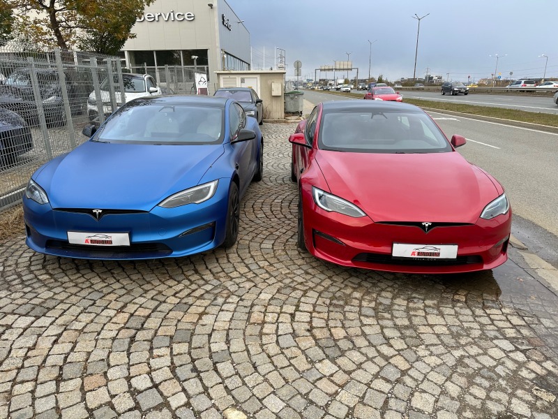 Tesla Model S PLAID-1020 k.с., снимка 4 - Автомобили и джипове - 41039599