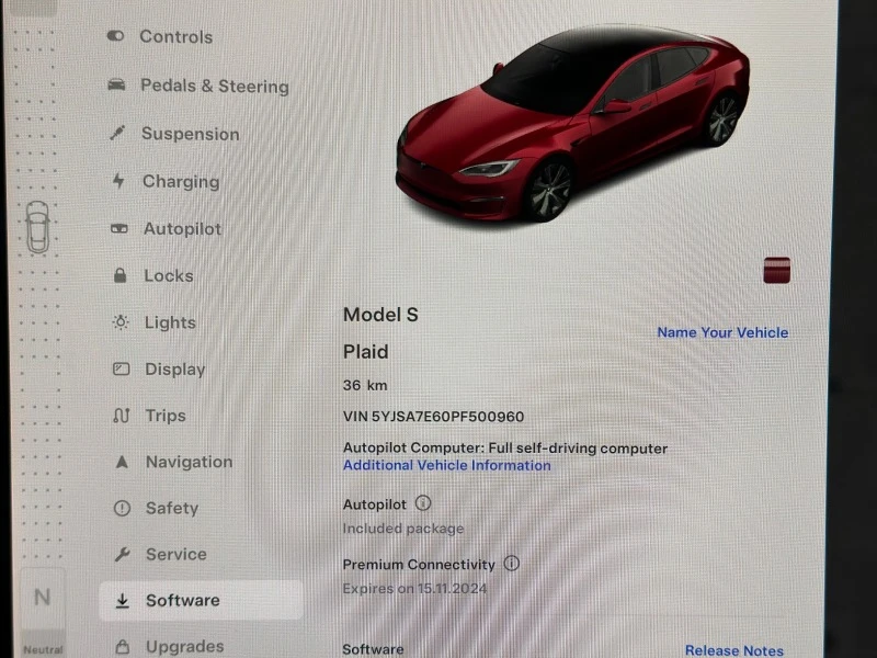 Tesla Model S PLAID-1020 k.с., снимка 15 - Автомобили и джипове - 41039599