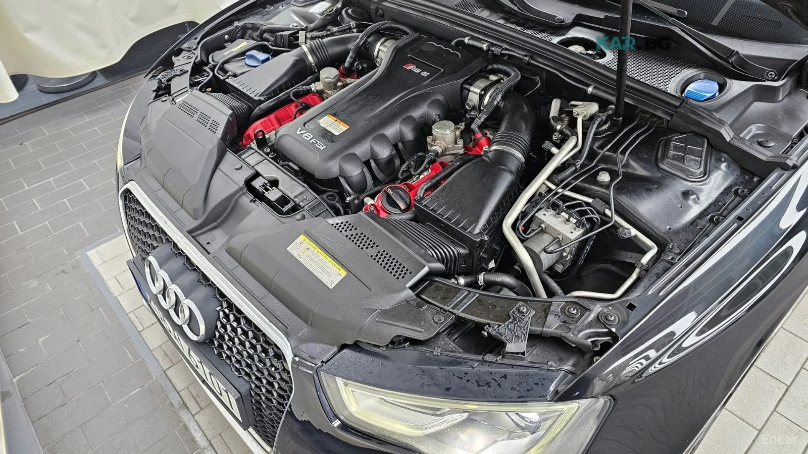 Audi Rs5 4.2 FSI* QUATTRO* PANO* КОЖА* ПОДГРЕВ* НАВИ* , снимка 6 - Автомобили и джипове - 54970290