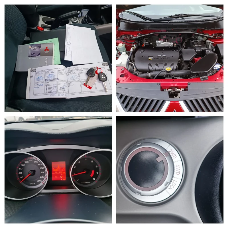 Mitsubishi Outlander 2.4i-170кс-ШВЕЙЦАРИЯ-РЪЧКА-4Х4, снимка 16 - Автомобили и джипове - 52815854
